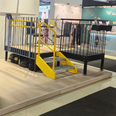Platvorm põrand 3x4 m² - messipõrand
