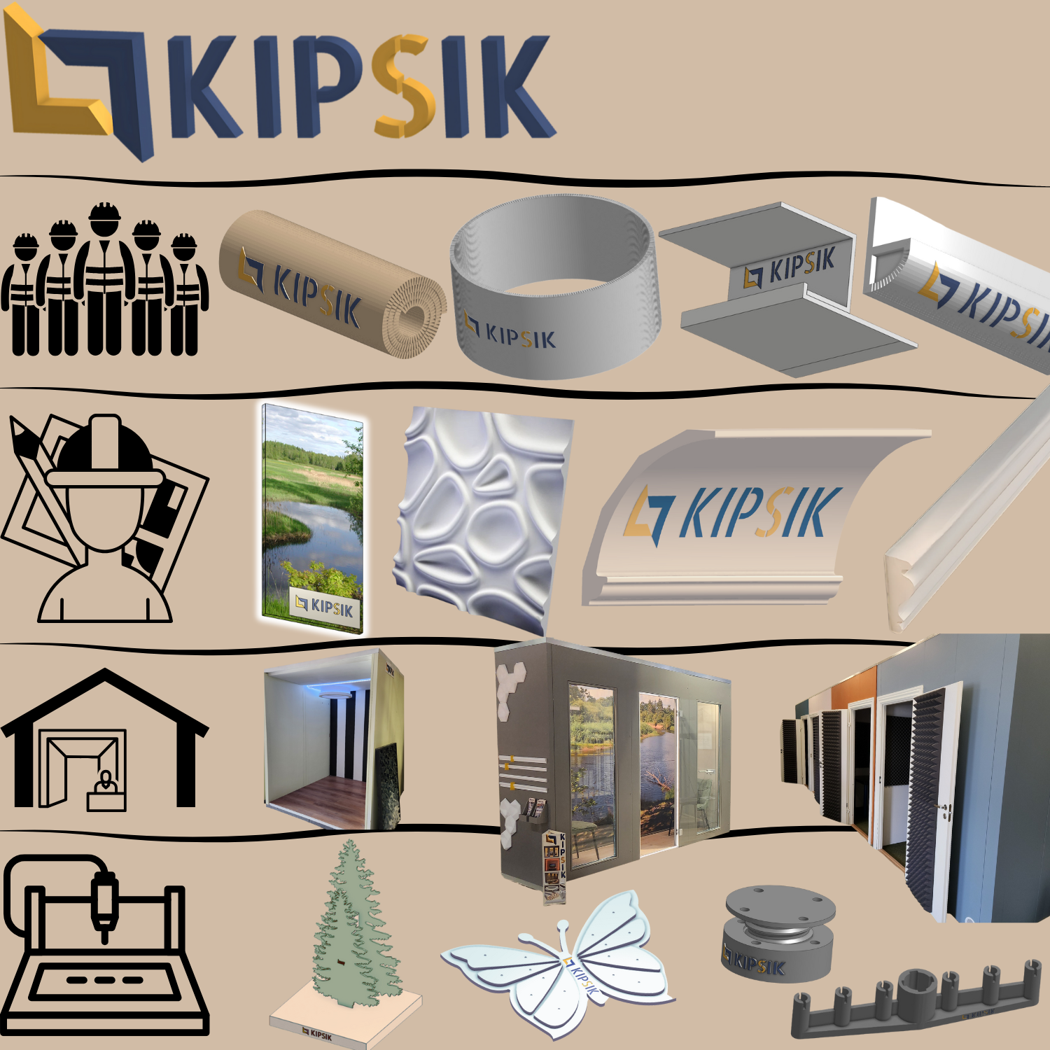 Kipsitooted