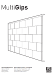 Multigips paigaldusjuhis Multigips paigaldusjuhis