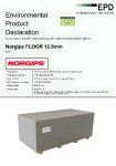 Norgips Floor EPD EN Norgips Floor EPD EN