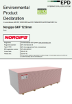 Norgips GKF12.5 EPD EN Norgips GKF12.5 EPD EN